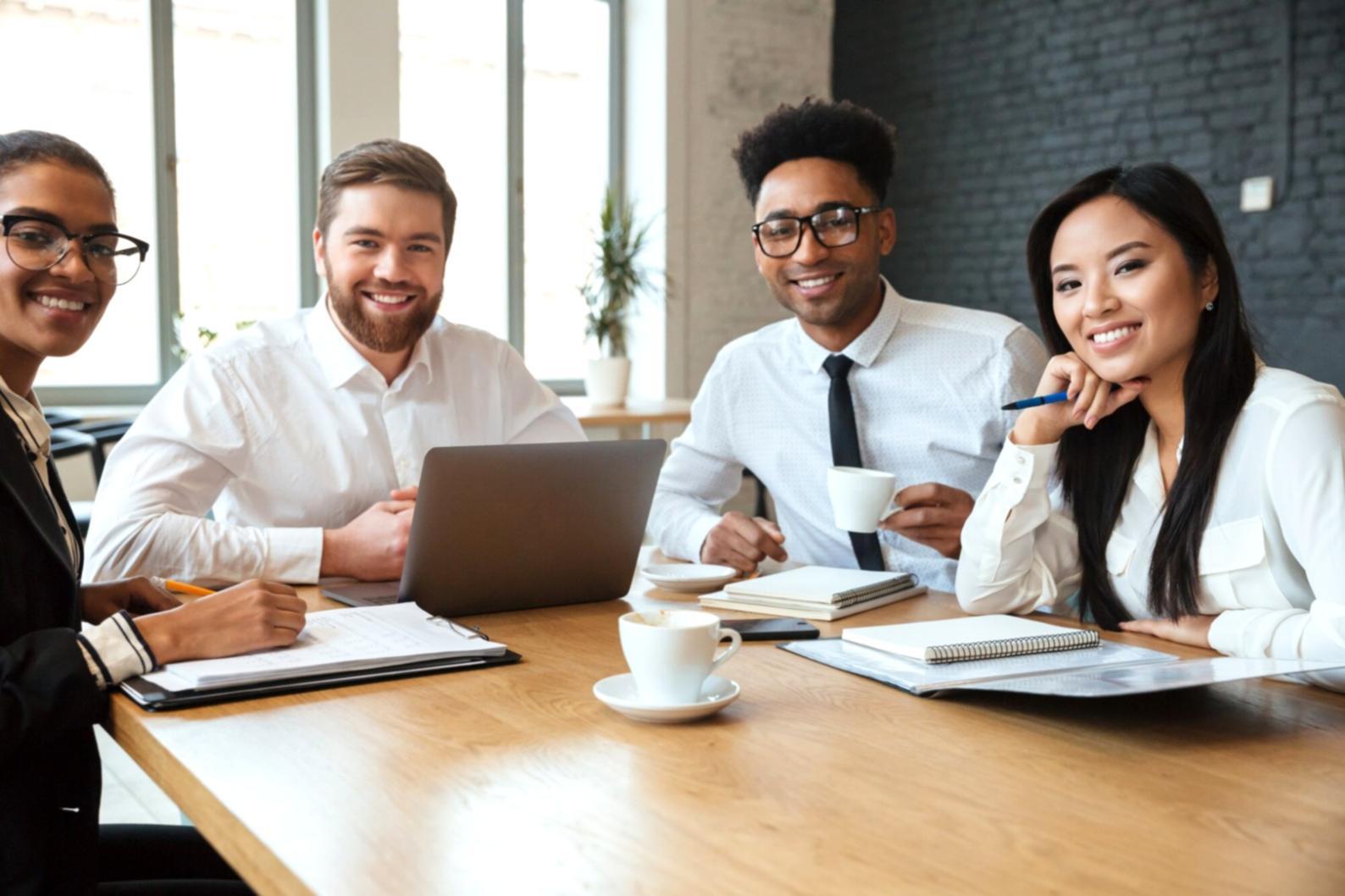 財務分析工作現場